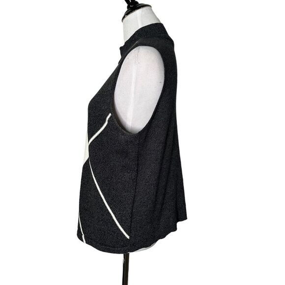 Liz Claiborne Sweater Vest Size L Petite‎ Knit Argyle Preppy Golf Granny - Picture 3 of 13